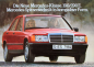 Preview: Mercedes-Benz 190 E Modelprogram 1983 Carbrochure (10217)